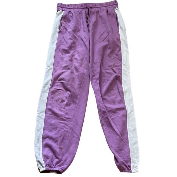 New L*Space Orange Pink & White Matching Top & Sweat Pants Women’s size Medium - Picture 5 of 12